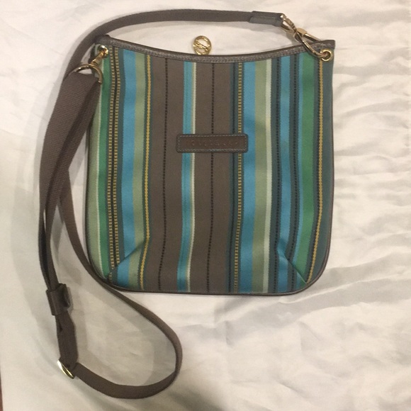 COPY - Longchamp Striped Purse - Picture 1 of 7
